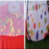 Best to Buy 43 Hx70.8Wx62L" Children's Tents Safari Tent and Tunnel Com.(can be used for 3-4 people) view 3