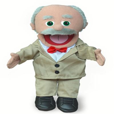 14" Pops, Hispanic Grandfather, Hand Puppet