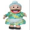 14" Granny, Hispanic Grandmother, Hand Puppet view 1