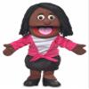 14" Barbara, Black Mom/Teacher, Hand Puppet view 1