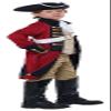 California Costumes Boys British Redcoat Costume Medium (8-10) view 2