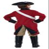 California Costumes Boys British Redcoat Costume Medium (8-10) view 3