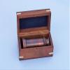 Hampton Nautical Scout's Antique Copper Spyglass 7" Telescope with Rosewood Box, Copper view 4