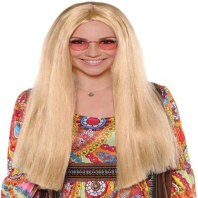Amscan Sunshine Day Blonde Wig (1 Pc.) - Versatile & Eye-Catching - Perfect for Christmas Parties, Summer Events, Everyday Wear & Costume Fun