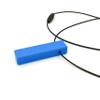 Chew Jewelry Brick Stick XXT Sensory Chew Necklace by ARK (Extra Extra Tough, Blue, Smooth) view 3