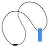 Chew Jewelry Brick Stick XXT Sensory Chew Necklace by ARK (Extra Extra Tough, Blue, Smooth) view 4
