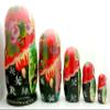 BuyRussianGifts Frog Princess Russian Matryoshka Hand Painted Fairy Tale Nesting Doll Set 7 inches Tall view 3