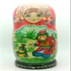 BuyRussianGifts Frog Princess Russian Matryoshka Hand Painted Fairy Tale Nesting Doll Set 7 inches Tall view 4