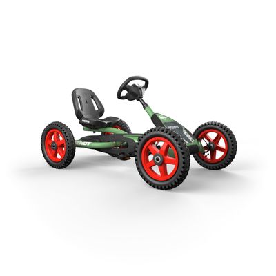 Berg Toys 24.21.54.00 Fendt Luftreifen und Freilauf Buddy Go-Kart Children's Vehicle, Single, Green, Kinderspielzeug, fr Kinder im Alter von 3-8Jahren