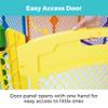 Toddleroo by North States - Superyard Colorplay 2-Panel Door Extension: 65.5 Inch Play Yard Extension with Door - Works with Superyard Playpens - Colorplay view 3