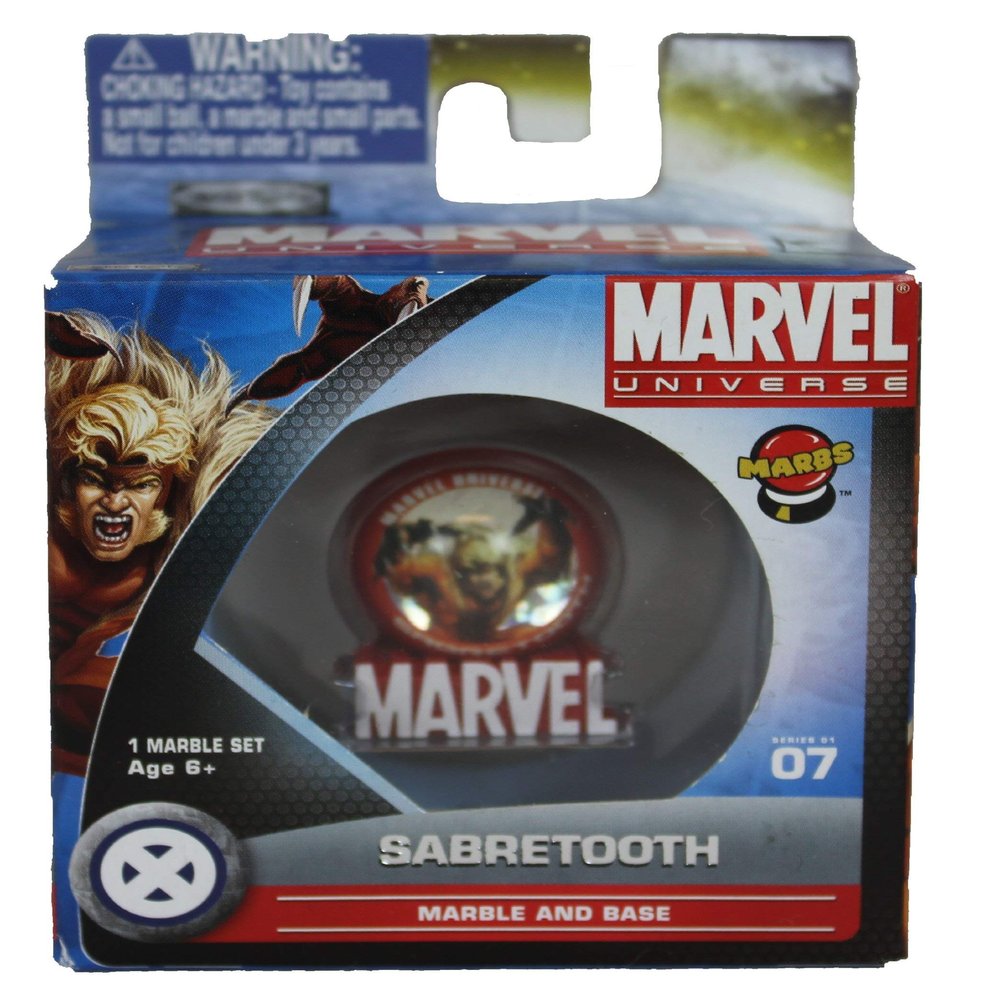Marvel Universe Marbs Sabretooth Marble and Base