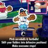 MLB Slammin' Sluggers Magnetic Baseball Tabletop Game  2-Player Board Game with 20" x 20" Field, Scoreboard, Stickers and Manual Pitching Control view 4