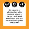 KARMA Card Games for Kids  Kids, Family Games Night, Multi-Player, Screen Free, Travel Games, Playing Cards, What Goes Around, Comes Around, Ages 8+ view 3