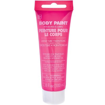 Bold & Vibrant Pink Body Paint - 3.4 oz (1 Count) - Perfect for Parties, Festivals & Artistic Expression