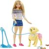 Barbie Walk and Potty Pup with Blonde Doll view 1