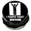 I Pooped Today Stress Relief Putty - Poop Gag Gift for Adults, Stocking Stuffers, Over-The-Hill, Black view 1
