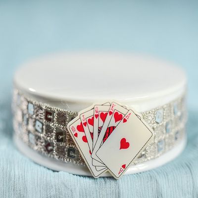 "Taking a Gamble" Las Vegas DIY Wedding Cake Topper Base