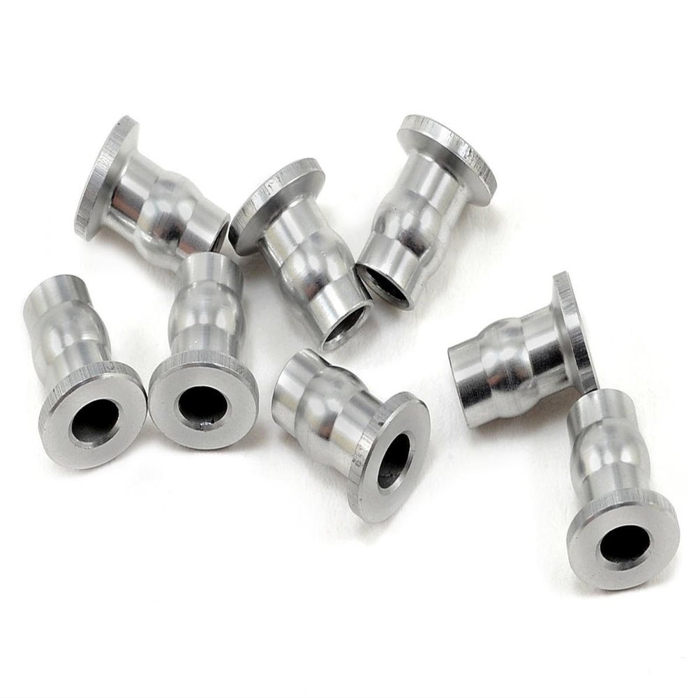 Gmade 0020042 Aluminum Shock End Ball (8), 7x8.5mm, Silver
