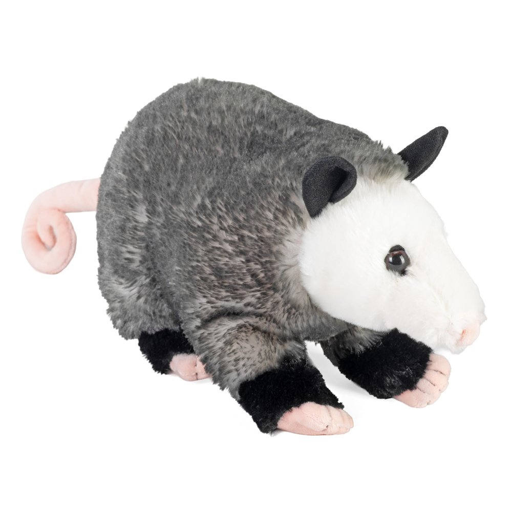Wild Republic Opossum Plush, Stuffed Animal, Plush Toy, Gifts for Kids, Cuddlekins 12 Inches