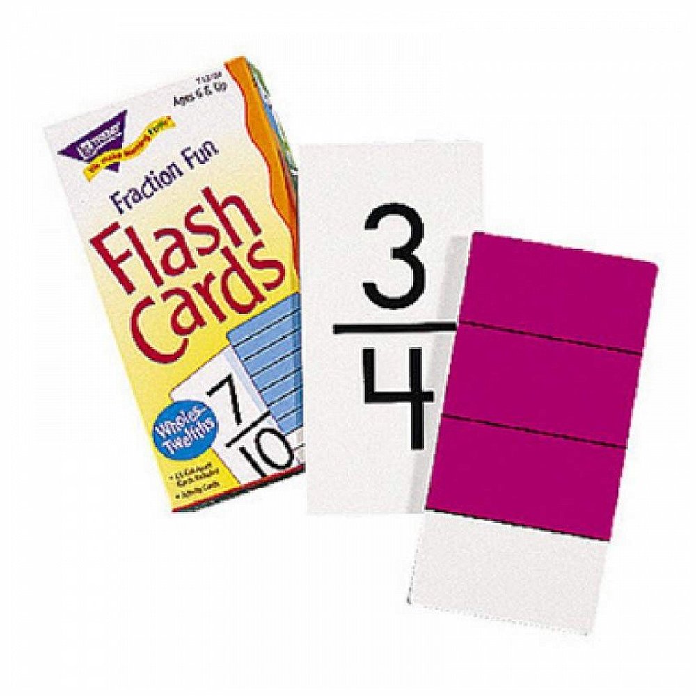 Flash Cards Fraction Fun 96/box