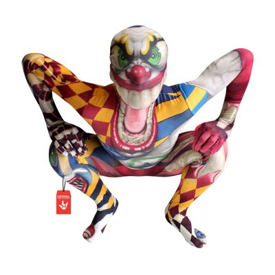 Morphsuits Kids Clown Monster Costume - Large 4'-4'6 / 10-12 Years