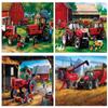 MasterPieces 2000 Piece Jigsaw Puzzle for Adult, Family, Or Youth - Farmall 4-Pack 14" X 19" - Family Owned American Puzzle Company view 2