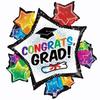 Grad Stars 37-inch Holographic Balloon view 1