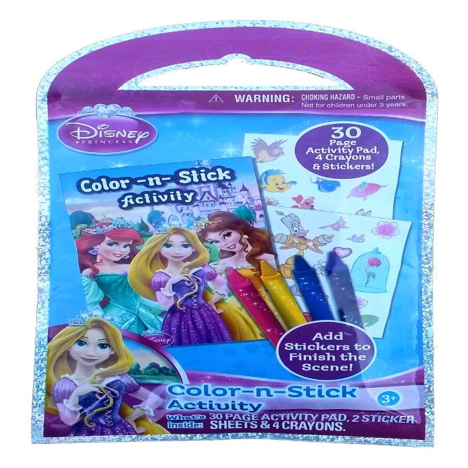 Disney Princess Color -n- Sitick Activity
