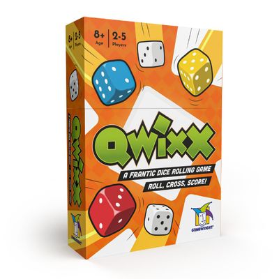 Qwixx: The frantic dice rolling game that everyone plays at once! For ages 8+