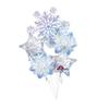 Glistening Snowflakes Balloon Bouquet view 1