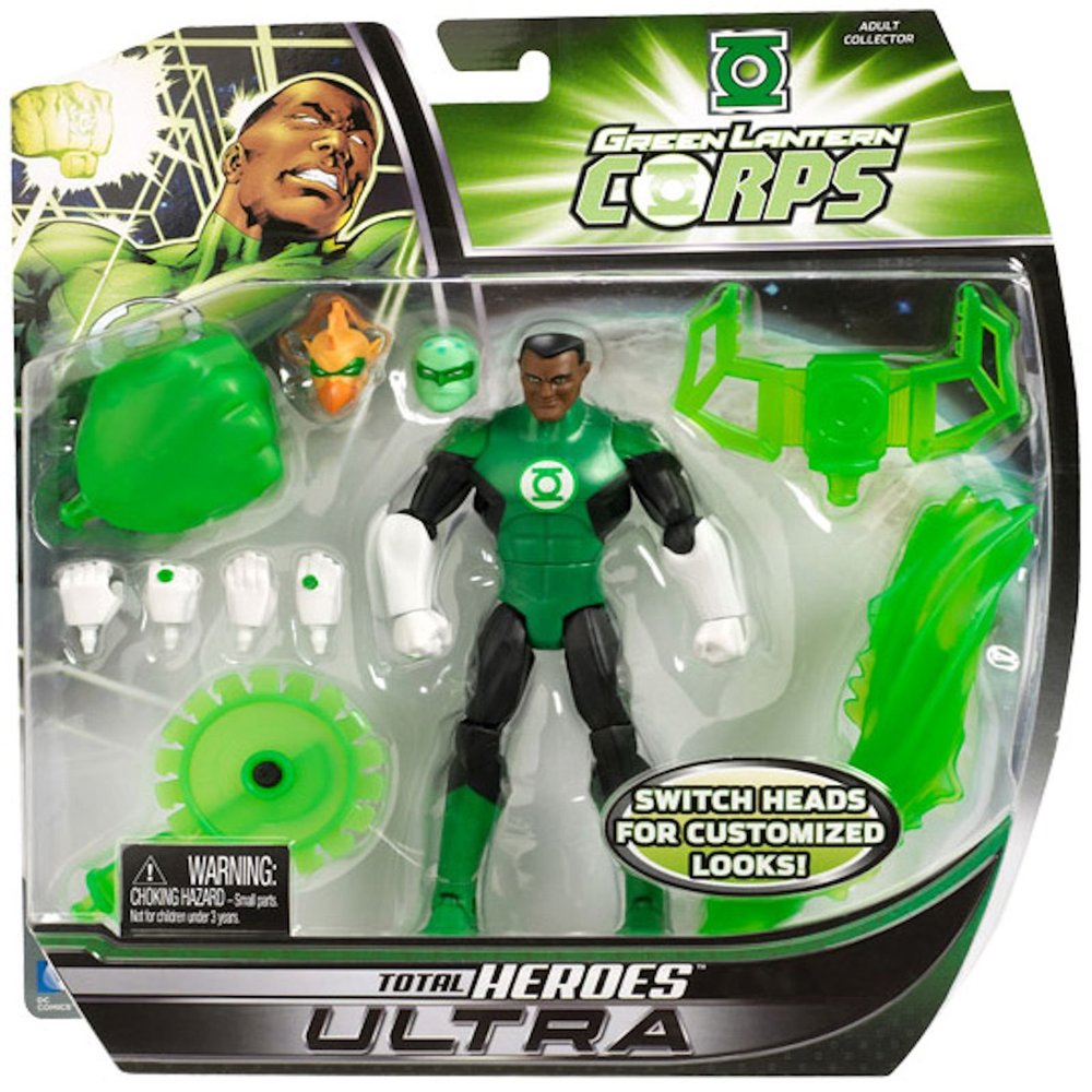 DC Universe Total Heroes Ultra 6 Inch Action Figure Green Lantern Corps - John Stewart by DC Comics