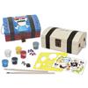 Works of Ahhh... Treasure Chest Wood Paint Kit for Kids DIY Wood Painting Crafts, Kids Wood Craft Kit, Non-Toxic, Acrylic Paint, Unisex, Ages 5+, Includes Instructions & Free Painting App view 2