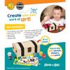 Works of Ahhh... Treasure Chest Wood Paint Kit for Kids DIY Wood Painting Crafts, Kids Wood Craft Kit, Non-Toxic, Acrylic Paint, Unisex, Ages 5+, Includes Instructions & Free Painting App view 3