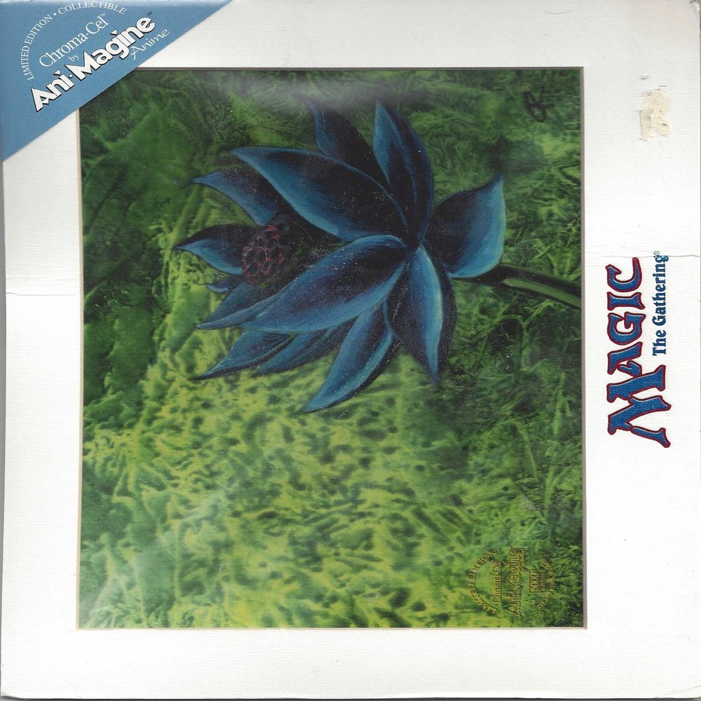 Black Lotus Magic the Gathering Chroma-Cel by Ani-Magine