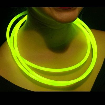 Glow Sticks Bulk Wholesale Necklaces, 200 22 Yellow Glow Stick Necklaces+200 Free Glow Bracelets! Bright Color, Glow 8-12 Hrs, Connector Pre-Attached(Time Saver), Sturdy Packaging, GlowWithUs Brand