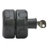 D&D Technologies MLSPS2L MagnaLatch Side Pull, Safety Gate Latch, Key Lockable Magnetic Latch Gate Hardware for Square Gate Frame and Post, Metal, Wood, Vinyl Fences, Black view 1