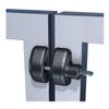 D&D Technologies MLSPS2L MagnaLatch Side Pull, Safety Gate Latch, Key Lockable Magnetic Latch Gate Hardware for Square Gate Frame and Post, Metal, Wood, Vinyl Fences, Black view 2