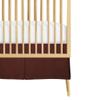 Babee Talk Organic Eco-Chic Crib Skirt view 1