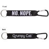 GUND Grumpy Cat Meme No. Nope Lanyard and Carbiner, 8"