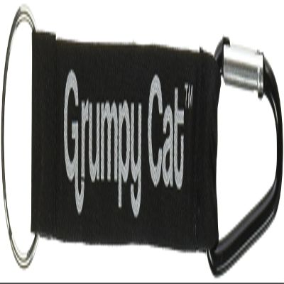 GUND Grumpy Cat Meme Go Away Lanyard and Carbiner, 8"