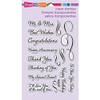 Stampendous Perfectly Clear Rubber Stamp, Loving Messages view 1