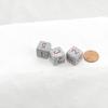 Air Elemental Dice with Red Numbers D6 Aprox 16mm Pack of 3 Wondertrail WKP00105E3 view 1