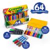 Crayola Washable Broad Line Marker Variety Set (64ct), Christmas Gifts for Grandkids, Toddlers & Kids, Ultra-Clean, Window, & Gel FX Markers for Kids, 3+ view 3
