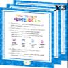 The Dreidel Company Hanukkah Metallic Multi-Colored Draydels with English Translation, Spinning Tops Includes Game Instruction Card (25-Pack) view 4