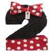 APINATA4U 20" Large Number Two Pinata - Black with Red Bow, Perfect for Mouse Themed Birthday Party Decorations and Supplies - Celebrate in Style! view 1