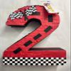 APINATA4U 20" Tall Red Race Car Theme Number Two Pinata - Ignite the Party with Two Fast Racecar Themed Fun! Start Your Engines and Roll with the Dubs Theme! view 3
