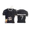 APINATA4U Ronaldo Soccer Jersey Pinata, Black and White Football Jersey for Kids, Soccer Fun Party Decor, Ronaldo Themed Birthday Decorations, Sports Themed Game Pinata view 3