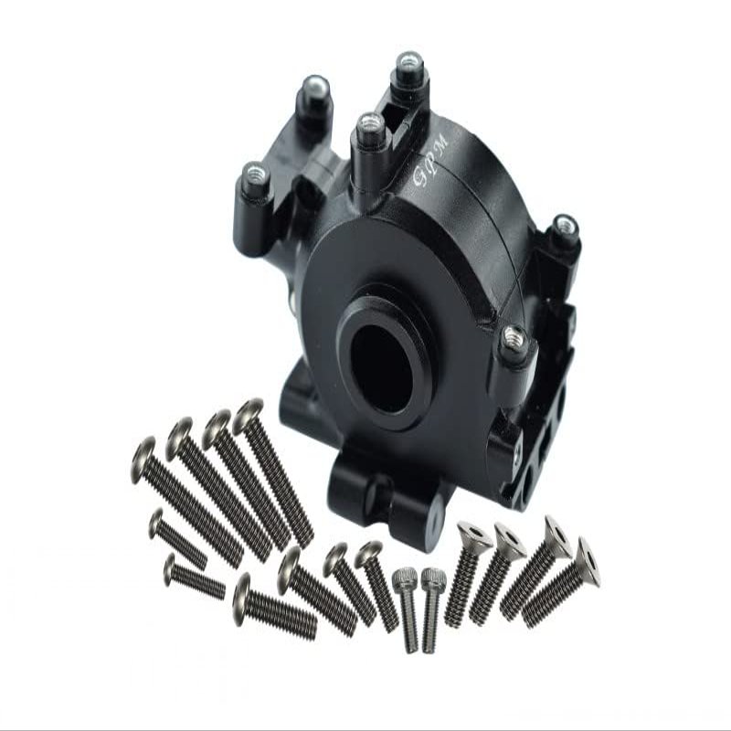 1:10 Baja Rey/Rock Rey Upgrade Parts Aluminum Front Gear Box - 1 Set Black