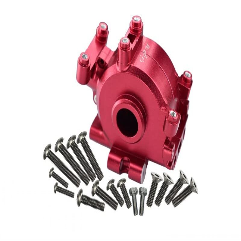 1:10 Baja Rey/Rock Rey Upgrade Parts Aluminum Front Gear Box - 1 Set Red