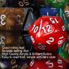 QMay DND Dice Set - 20x7 (140 Pieces) Polyhedral Dice, 20 Colors D&D Dice for Dungeons and Dragons Tabletop Role-Playing Games with 1 Drawstring Bag view 4
